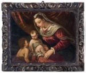 Madonna Con Bambino E San Giovannino Madonna Con Bambino E San Giovannino