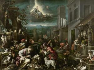 Allegory Of Air by Jacopo Bassano (Jacopo da Ponte)