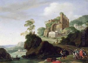 St. Peter and St. John in a Landscape with Ruins, c.1625 by Bartholomeus Breenbergh