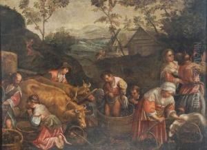 "la Vendemmia" by Jacopo Bassano (Jacopo da Ponte)