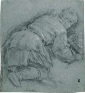 A Kneeling Boy