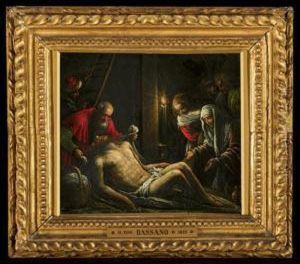 The Lamentation Over The Dead Christ by Jacopo Bassano (Jacopo da Ponte)