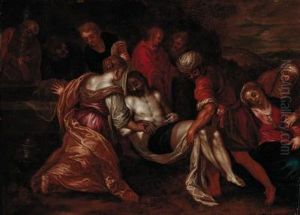 The Entombment by Jacopo Bassano (Jacopo da Ponte)