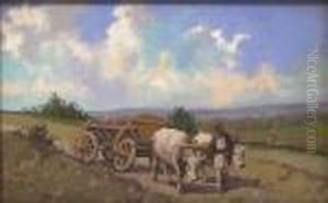 Cart With Oxen