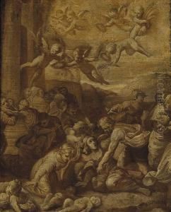 The Massacre Of The Innocents by Marcantonio Bassetti