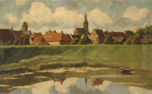 Village Behind Adyke