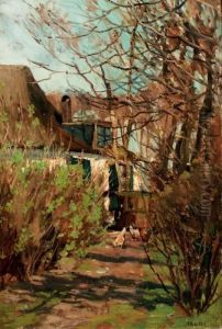 Tuin Te Loenen: Chickens In The Garden by Nicolaas Bastert