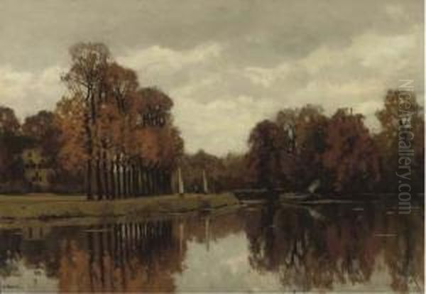 The River Vecht In Autumn - view 1