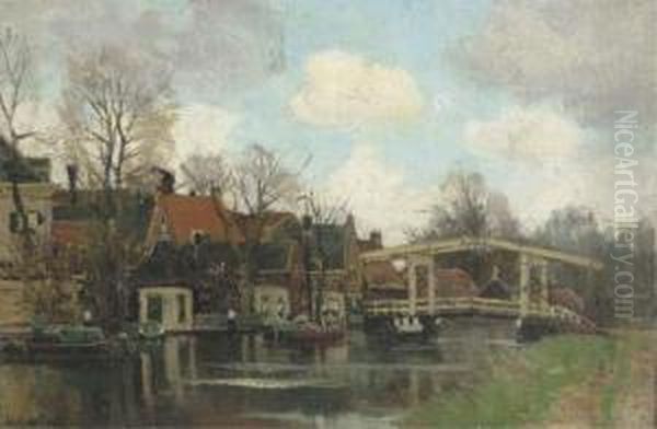Ophaalbrug Over De Vecht, Breukelen: A Riverside Village - view 1