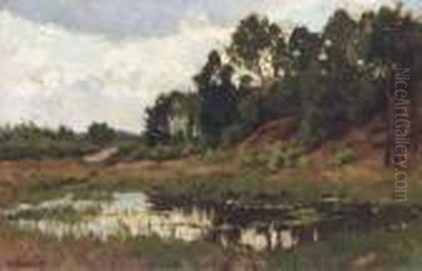 Ven: A Lake In A Wooded Landscape - view 1