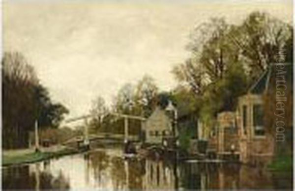 A View Of The River Vecht Near Breukelen - view 1
