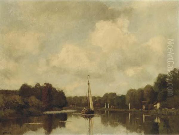 Sailing On The Vecht - view 1
