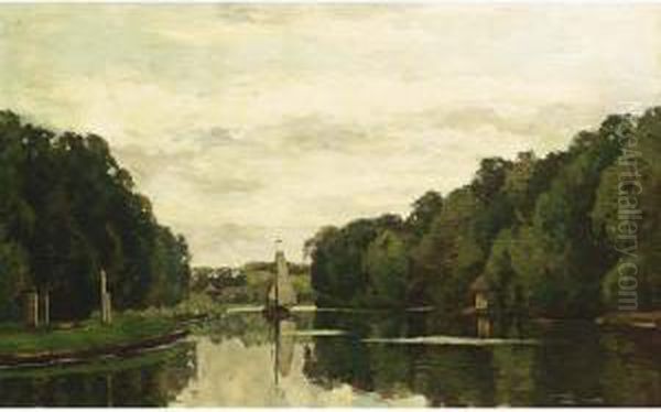 Zomerdag Aan De Vecht" - view 1