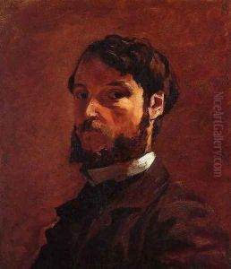 Portrait of a Man by Jean Frederic Bazille
