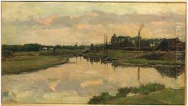 A View Of A Tilefactory In Loenen Aan De Vecht - view 1
