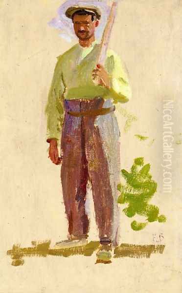 Grape Picker in a Cap - view 1
