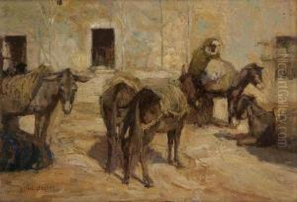 Caravane De Mulets (orientaliste) - view 1