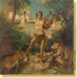 Joueur De Lyre Parmi Les Fauves