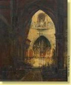 Vue De L'interieur De L'eglise De Toulon