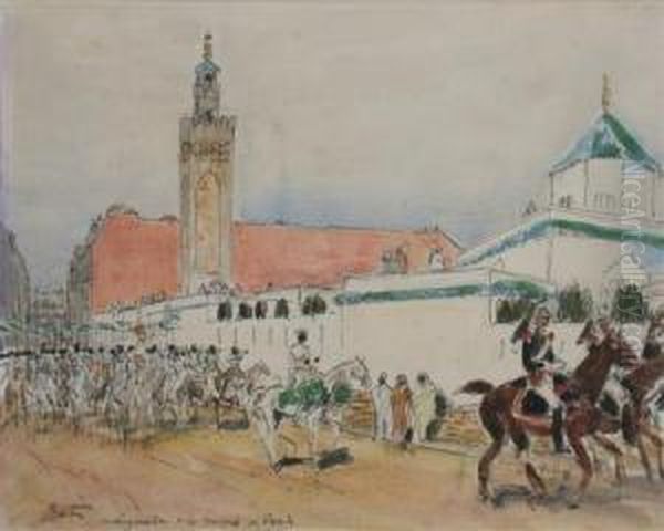 The Inauguration Of A Mosque In Paris - view 1