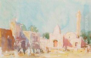 Afternoon In The Medina by Alfred Bastien