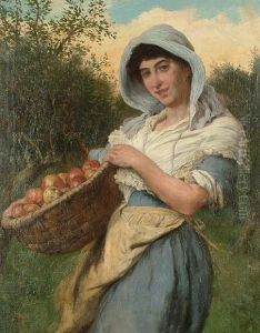 The Apple Tree's Rich Bounty by Jules Bastien-Lepage