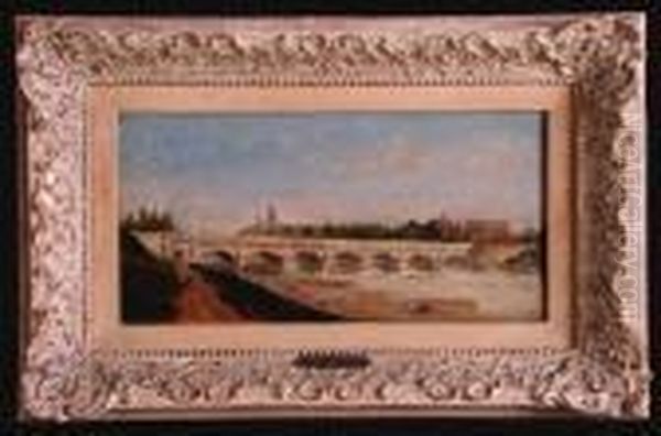 Bridge Scene "vue Du Pont Cauol Beziers " - view 1