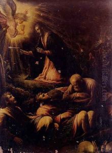 The Agony In The Garden by Francesco, II Bassano