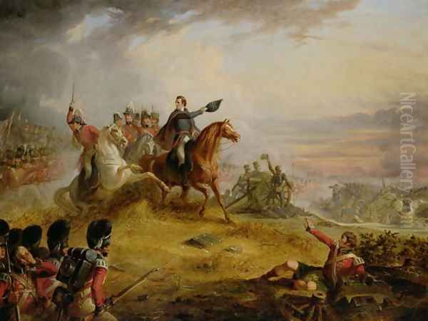An Incident at the Battle of Waterloo in 1815 - view 1