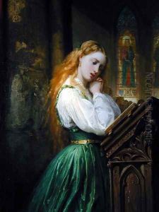 Margaritte in the Cathedral by Thomas Jones Barker