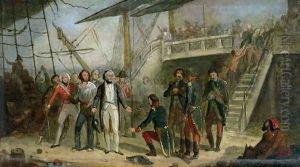 Nelson Boarding the 'San Josef' on 14th February 1797 after Sir John Jervis' victory off Cape St. Vincent