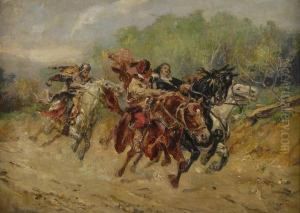 Porwanie Boguslawa, 1905 R. by Stanislaw Batowski-Kaczor