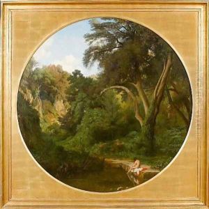 A bather in a forest 1846