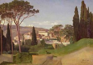 View of a Roman Villa 1844 by Jean Achille Benouville
