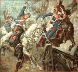 Somosierra, 1808 by Stanislaw Batowski-Kaczor