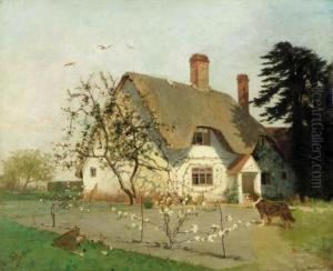 First Signs Of Spring
Signed 'batt' (lower Left) by Arthur Batt