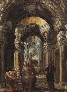 Christ Healing The Blind Man