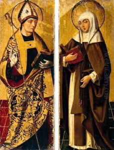 Saint Augustine and Saint Monica by Pedro Berruguette