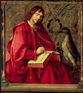 St. John the Evangelist, from the St. Thomas altarpiece by Pedro Berruguette