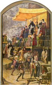 The Court of Inquisition Chaired by St. Dominic 1500 by Pedro Berruguette