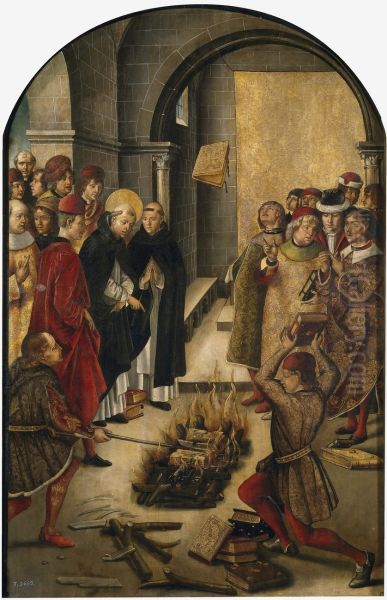 St Dominic and the Albigenses c. 1495 - view 1
