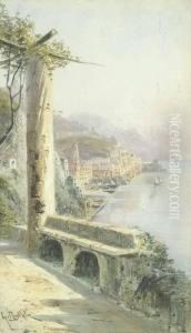 View Of Amalfi Coast by Giovanni Battista