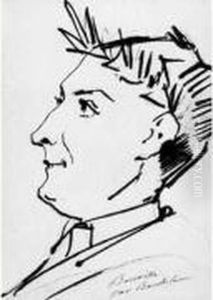 Portrait De Theodore De Banville, En Buste Et De Profil, Souriant ;
Le Poete Est Couronne De Feuilles De Laurier. Portrait De Theodore De Banville, En Buste Et De Profil, Souriant ;
Le Poete Est Couronne De Feuilles De Laurier.