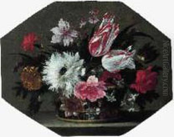 Fleurs Dans Un Panier - view 1