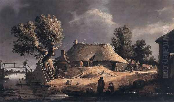 Landscape with Farm - view 1