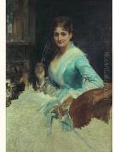 Portrait De Madame De Gironde by Baudry Paul