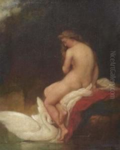 Leda Mit Dem Schwan. by Baudry Paul