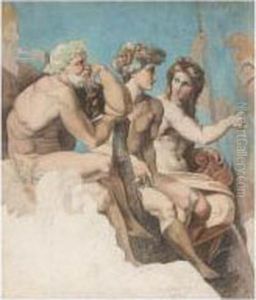 Les Dieux De L'olympe : Hercule, Bacchus Et Apollon by Baudry Paul