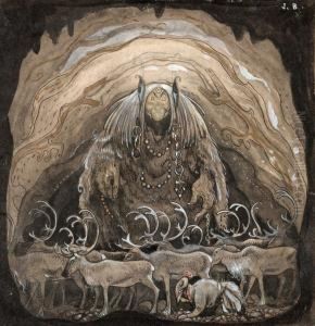 Nilas Offer, Julbocken by John Bauer