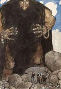 Stormjatten, Jordskakaren by John Bauer